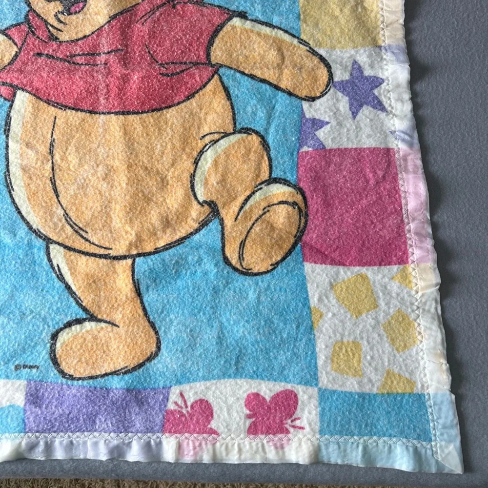 Vintage Winnie the Pooh Baby Blanket 43